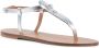 Dee Ocleppo Python Print Leren Thong Sandalen Gray Dames - Thumbnail 2