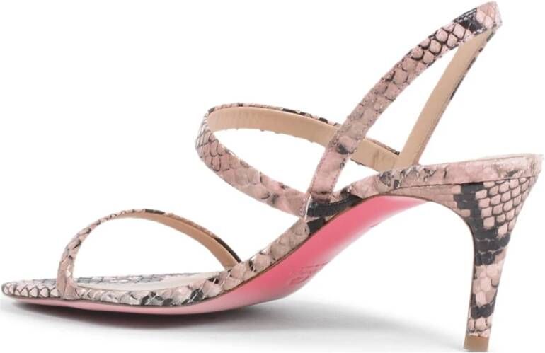 Dee Ocleppo Python Stiletto Sandalen Multicolor Dames