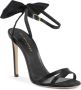 Dee Ocleppo Romantische Bow Satin Sandal Black Dames - Thumbnail 2