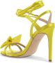 Dee Ocleppo Romantische Satijnen Bow Sandaal met Enkelveters Yellow Dames - Thumbnail 3