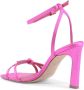 Dee Ocleppo Romantische Satijnen Hoge Hak Sandaal Pink Dames - Thumbnail 3