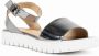 Dee Ocleppo Stad Leren Sandalen Gray Dames - Thumbnail 2