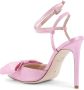 Dee Ocleppo Stijlvolle Satijnen Enkelband Stiletto's Pink Dames - Thumbnail 3