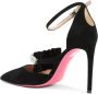 Dee Ocleppo Suede Satin Pump met leren zool Black Dames - Thumbnail 3