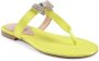 Dee Ocleppo Swarovski Strik Satijnen Sandalen Yellow Dames - Thumbnail 2