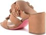 Dee Ocleppo Tan Leren Hoge Hak Sandalen Beige Dames - Thumbnail 3