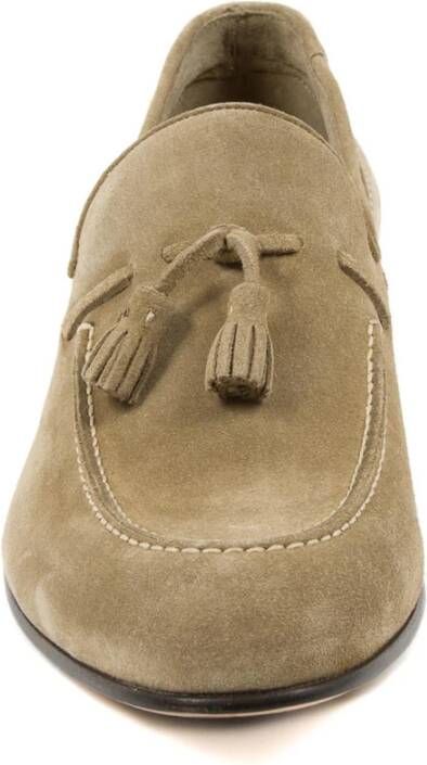 Dee Ocleppo Taupe Suede Loafers Beige Heren