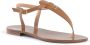 Dee Ocleppo Tropische Print Leren Sandalen Brown Dames - Thumbnail 3