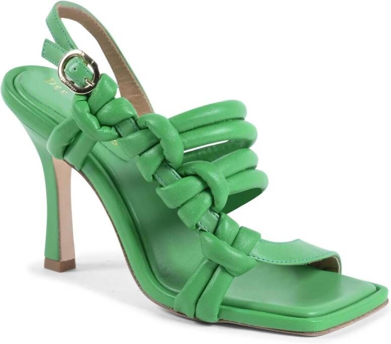 Dee Ocleppo Twisted Tubular Sandalen Green Dames