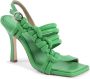 Dee Ocleppo Twisted Tubular Sandalen Green Dames - Thumbnail 2