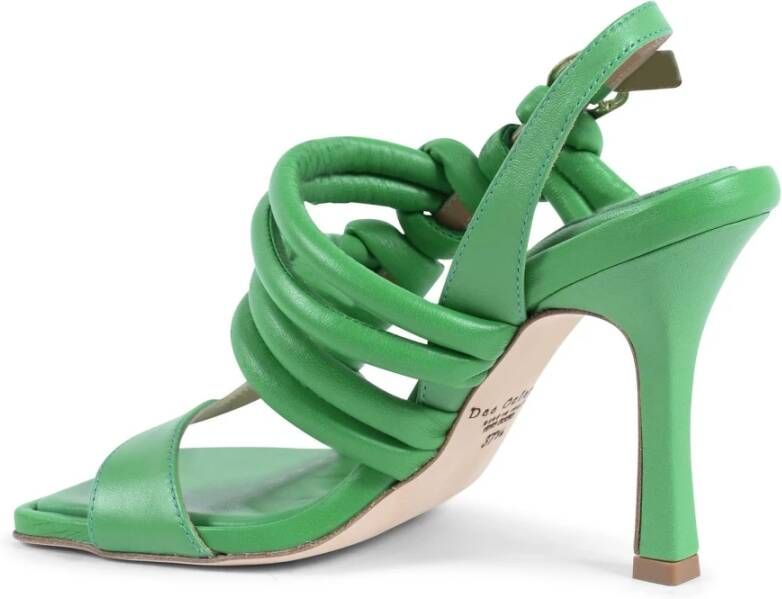 Dee Ocleppo Twisted Tubular Sandalen Green Dames