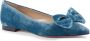 Dee Ocleppo Velvet Bow Ballerina Flats Blue Dames - Thumbnail 3