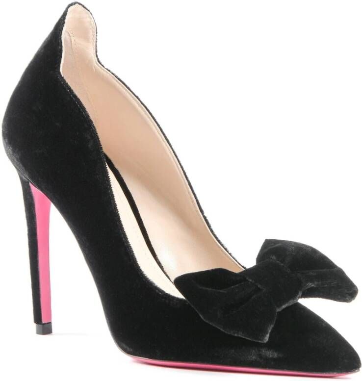 Dee Ocleppo Velvet Bow Pump Black Dames