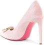 Dee Ocleppo Velvet Twist Pump met Leren Zool Pink Dames - Thumbnail 3