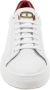 Dee Ocleppo Witte Leren Sneaker met Rode Detail White Dames - Thumbnail 4