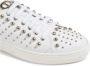 Dee Ocleppo Zilveren Studs Leren Sneaker White Dames - Thumbnail 3