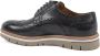 Dee Ocleppo Zwarte Leren Brogue Oxford Schoenen Brown Heren - Thumbnail 3