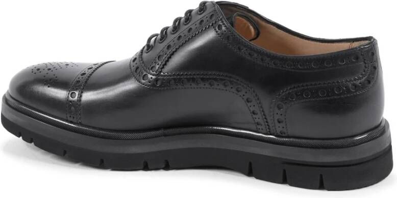 Dee Ocleppo Zwarte Leren Brogue Schoenen Black Heren