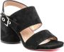 Dee Ocleppo Zwarte Suède Hoge Hak Sandalen Black Dames - Thumbnail 2