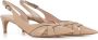 DEL Carlo Beige puntige neus pumps Beige Dames - Thumbnail 2