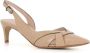 DEL Carlo Beige puntige neus pumps Beige Dames - Thumbnail 3