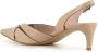 DEL Carlo Beige puntige neus pumps Beige Dames - Thumbnail 4