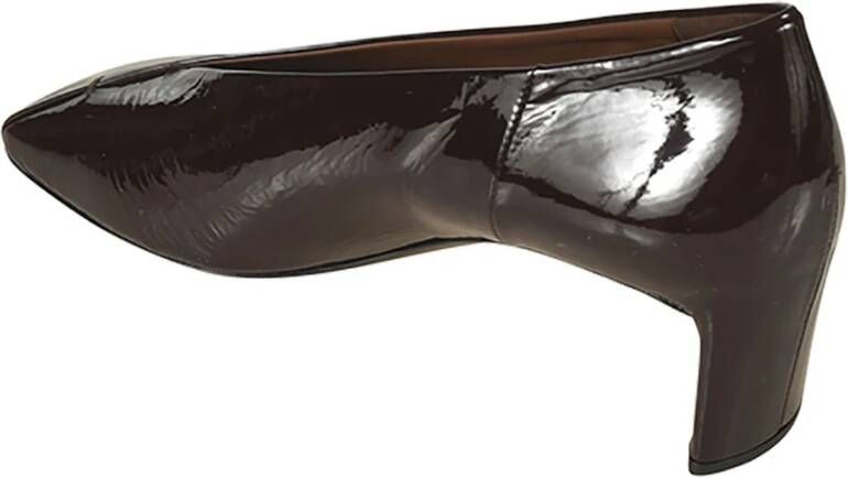 DEL Carlo Bruine Platte Schoenen Brown Dames