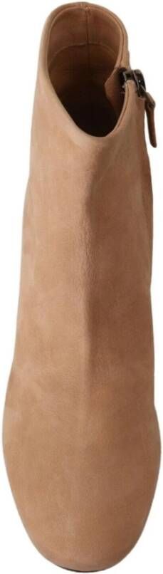 DEL Carlo Elegante Beige Leren Laarzen Beige Dames