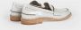 DEL Carlo Loafers van lakleer White Dames - Thumbnail 3