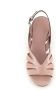 DEL Carlo Nude Leren Enkelband Sandalen Beige Dames - Thumbnail 5