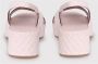 DEL Carlo Platte sandaal met weving en slingback Pink Dames - Thumbnail 5