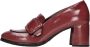 DEL Carlo Platte schoenen Rood Red Dames - Thumbnail 2