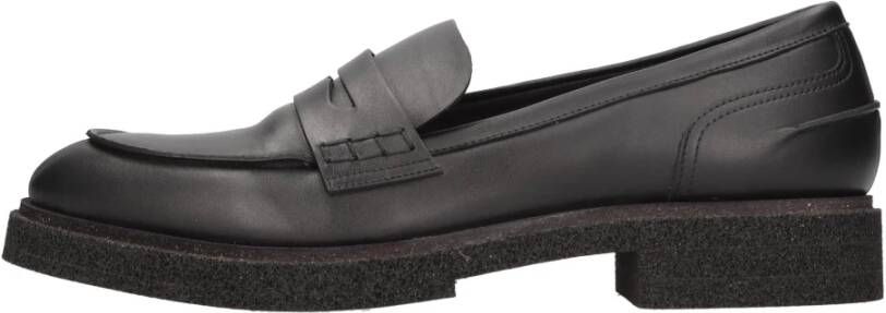 DEL Carlo Platte schoenen Zwart Black Dames