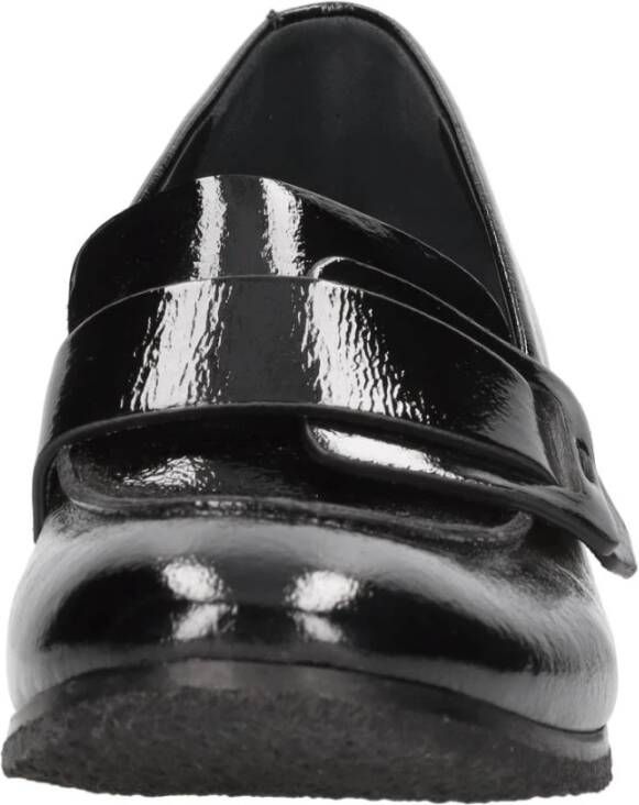 DEL Carlo Platte schoenen Zwart Black Dames