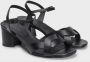 DEL Carlo Pyriet Metallic Blokhak Sandalen Gray Dames - Thumbnail 2