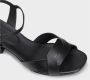 DEL Carlo Pyriet Metallic Blokhak Sandalen Gray Dames - Thumbnail 4