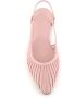 DEL Carlo Roze Leren Slingback Ballerina Schoenen Pink Dames - Thumbnail 4