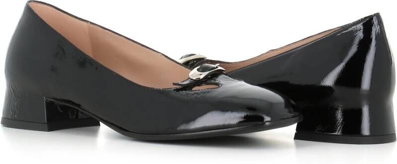 DEL Carlo Zwarte hak Décolleté schoen Black Dames