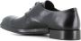 DEL Carlo Zwarte Leren Derby Platte Schoenen Black Dames - Thumbnail 4