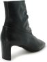 DEL Carlo Zwarte leren enkellaarzen Fw24 Black Dames - Thumbnail 2