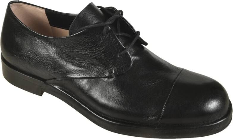 DEL Carlo Zwarte platte schoenen Black Dames