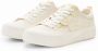 Desigual Witte stoffen sneakers voor vrouwen White Dames - Thumbnail 3