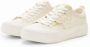 Desigual Witte stoffen sneakers voor vrouwen Beige Dames - Thumbnail 3