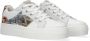 Develab Meisjes Sneakers met Roze Pantherprint White Dames - Thumbnail 4