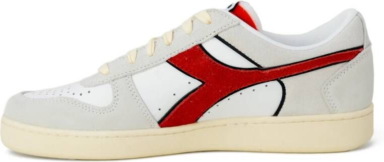 Diadora 501.178565 Magic Basket LOW Suede Rood Heren