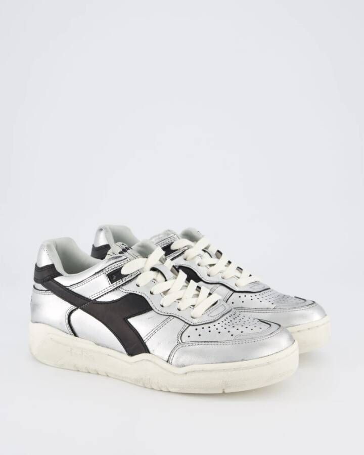 Diadora B.560 Silver Used Wn Gray Dames