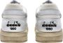 Diadora Sneakers Heren Lage sneakers Herenschoenen Leer B.560 Used Italia Wit - Thumbnail 10