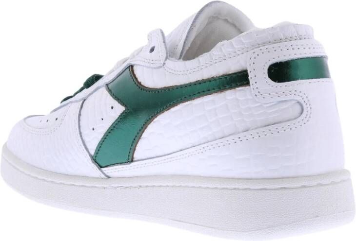 Diadora Basket Cut Cocco Dames Sneakers White Dames