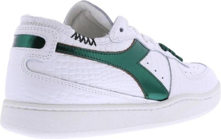 Diadora Basket Cut Cocco Dames Sneakers White Dames