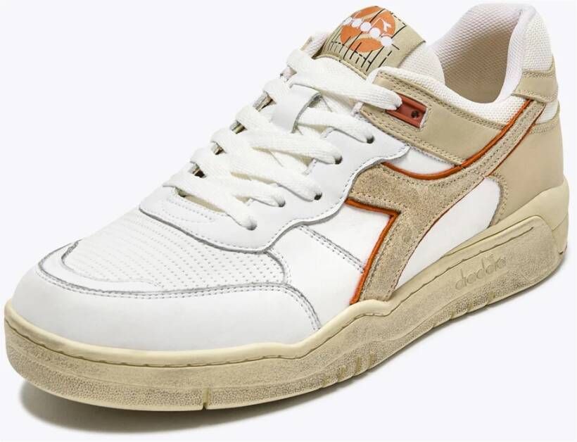 Diadora Beige Candeggiato B.560 Schoenen White Heren